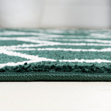 Tumbling Blocks Modern Geometric Area Rug 2